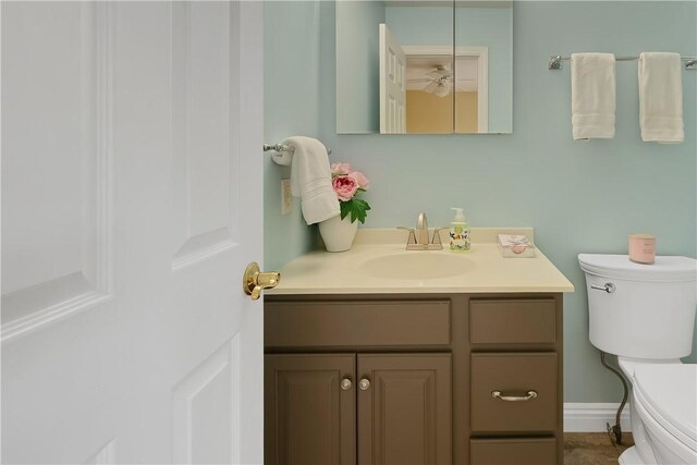 130 Sewickley Farm Cir, Marshall, PA 16046 - bathroom featuring vanity and ceiling fan