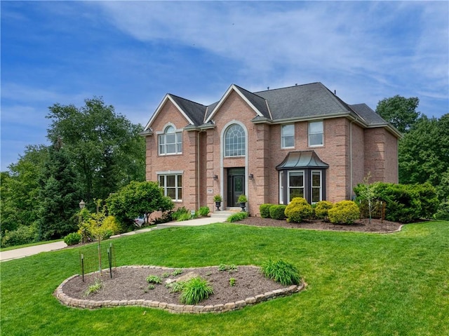 130 Sewickley Farm Cir, Marshall, PA 16046 - view of front of property with a front lawn and brick siding