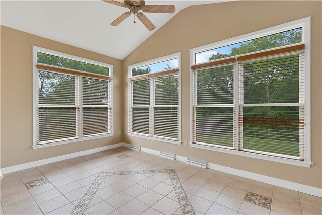 130 Sewickley Farm Cir, Marshall, PA 16046 - unfurnished sunroom featuring vaulted ceiling