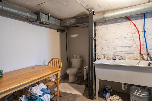 41 S 13th St, South Side, PA 15203 - view of unfinished below grade area