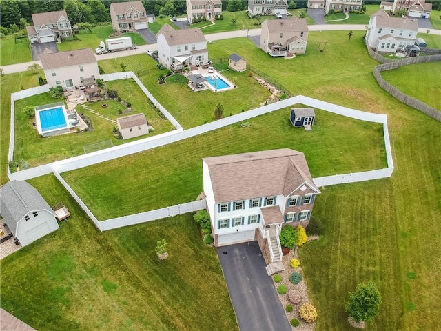 112 Norfolk Dr, Buffalo Twp But, PA 16055 - aerial perspective of suburban area with a pool area
