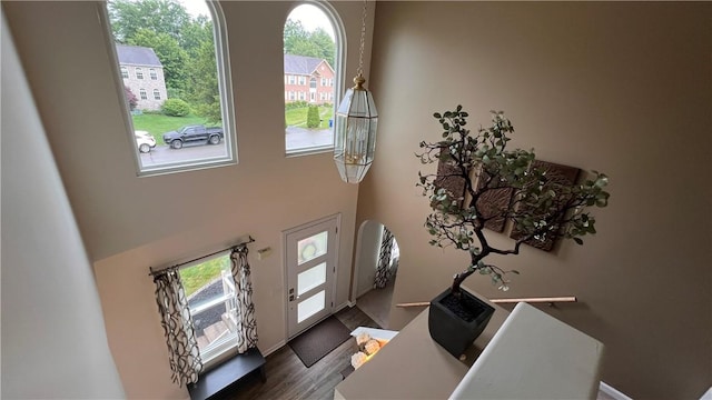 110 Mohawk Dr, Buffalo Twp But, PA 16055 - entryway featuring dark wood finished floors