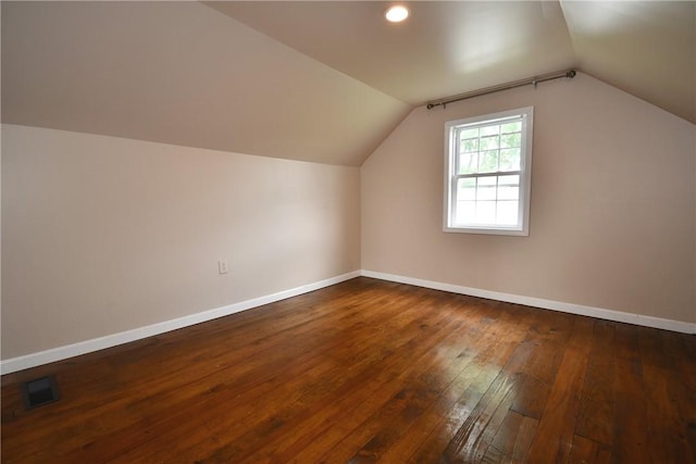 794 Mercer Rd, Center Twp But, PA 16001 - additional living space featuring hardwood / wood-style floors and lofted ceiling