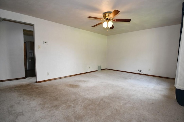 794 Mercer Rd, Center Twp But, PA 16001 - spare room featuring a ceiling fan and carpet
