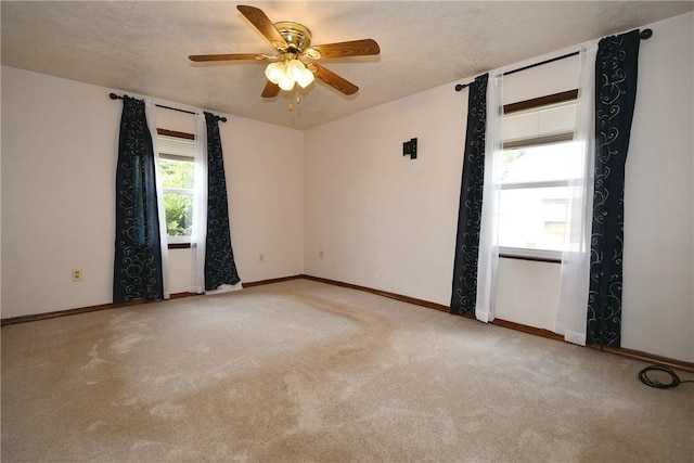794 Mercer Rd, Center Twp But, PA 16001 - carpeted spare room with a ceiling fan and baseboards