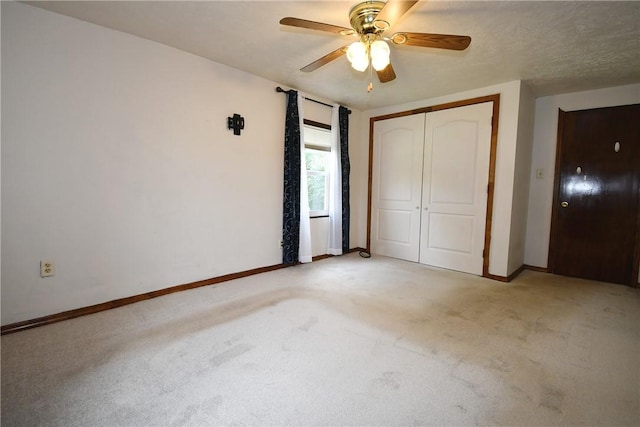 794 Mercer Rd, Center Twp But, PA 16001 - unfurnished bedroom with light colored carpet, a closet, and ceiling fan