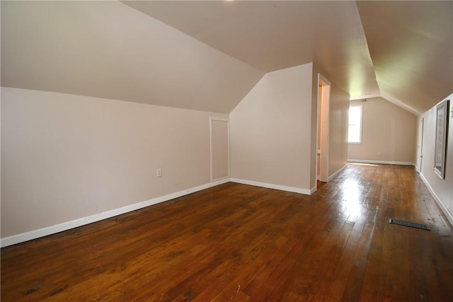 794 Mercer Rd, Center Twp But, PA 16001 - additional living space featuring wood-type flooring and lofted ceiling