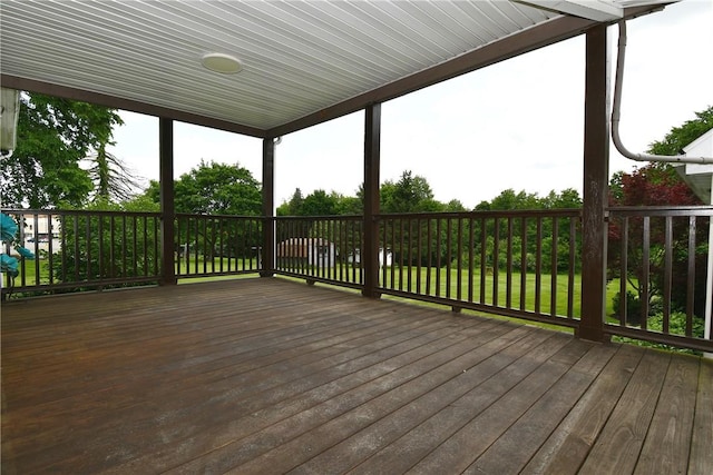 794 Mercer Rd, Center Twp But, PA 16001 - view of wooden terrace