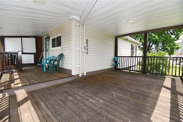 794 Mercer Rd, Center Twp But, PA 16001 - view of wooden deck