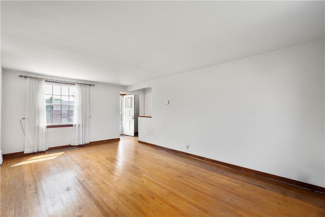 33 S Vireo Dr, Kennedy Twp, PA 15136 - spare room with light wood-style flooring and baseboards