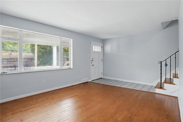 3917 Beechwood Blvd, Squirrel Hill, PA 15217 - entrance foyer featuring hardwood / wood-style floors and stairs