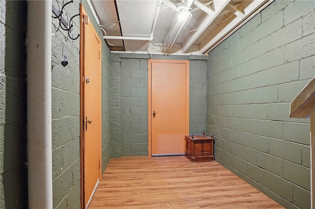 3917 Beechwood Blvd, Squirrel Hill, PA 15217 - unfinished below grade area featuring light wood-style flooring