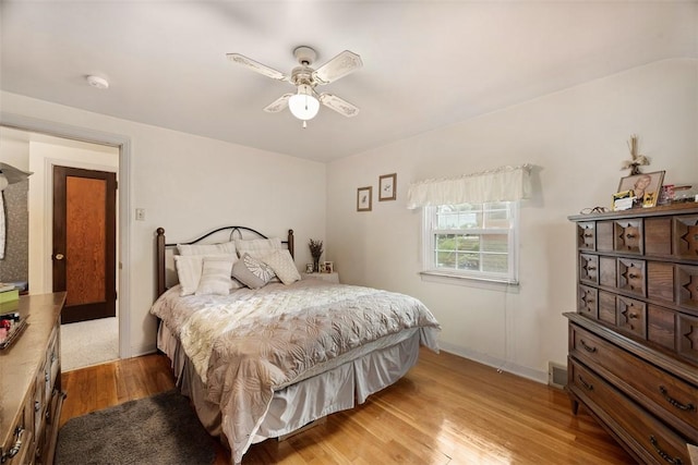 3337 Churchview Ave, Baldwin Boro, PA 15227 - bedroom with light wood finished floors and ceiling fan