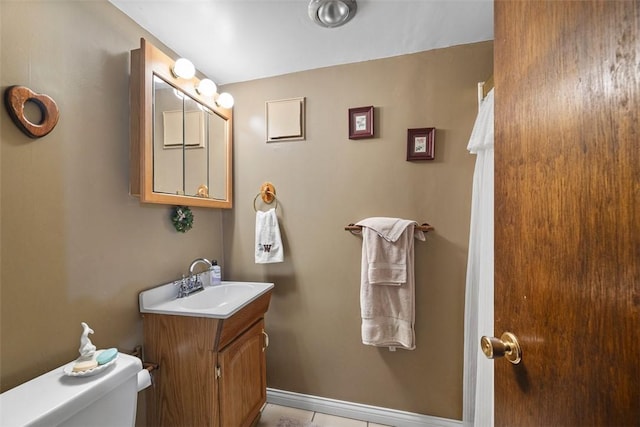 3337 Churchview Ave, Baldwin Boro, PA 15227 - bathroom featuring vanity and tile patterned flooring