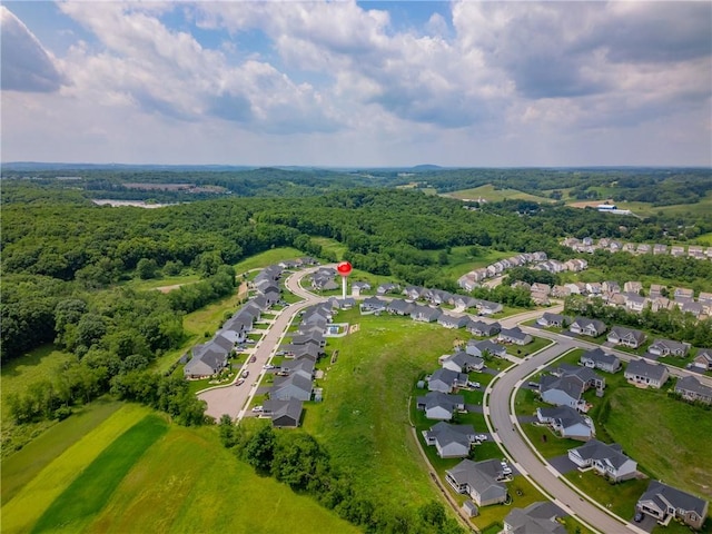 313 Camden Dr, Lehigh Twp, PA 16063 - aerial overview of property's location with nearby suburban area and a forest