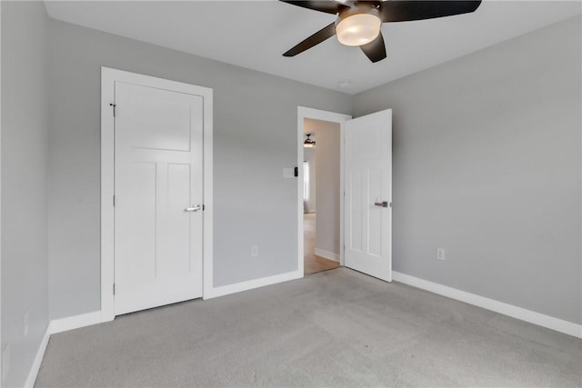 313 Camden Dr, Lehigh Twp, PA 16063 - unfurnished bedroom featuring carpet flooring and a ceiling fan