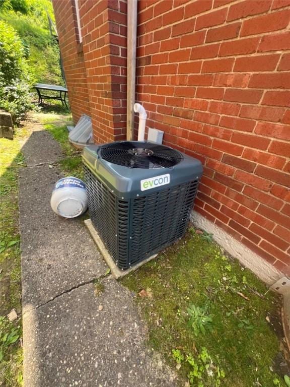 3539 York St, Munhall, PA 15120 - exterior view of a cooling unit and brick siding