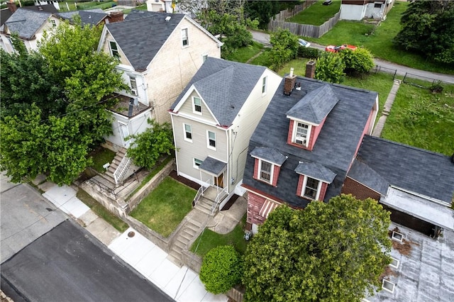 435 Walde St, Mount Oliver, PA 15210 - aerial perspective of suburban area
