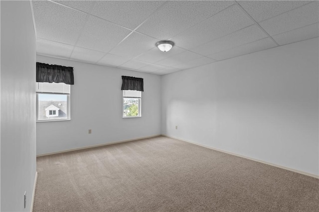 435 Walde St, Mount Oliver, PA 15210 - carpeted spare room featuring a drop ceiling and baseboards