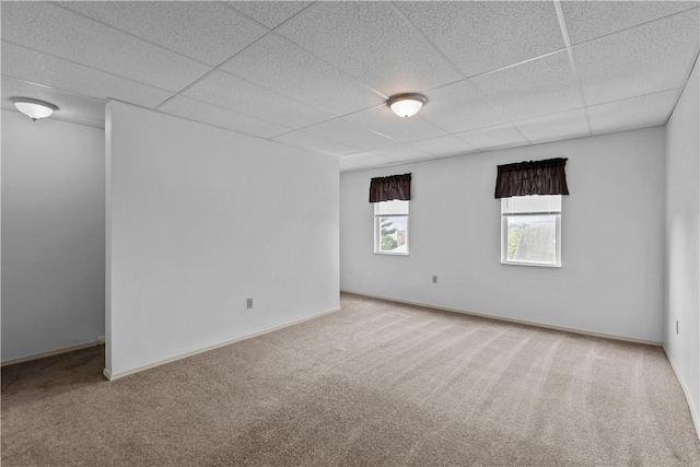 435 Walde St, Mount Oliver, PA 15210 - carpeted empty room featuring a paneled ceiling