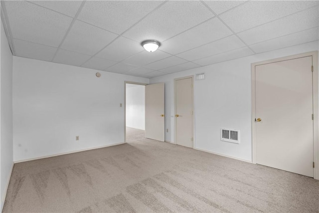 435 Walde St, Mount Oliver, PA 15210 - unfurnished room featuring carpet and a paneled ceiling