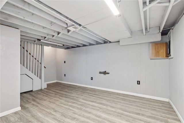 330 Delaney Dr, Wilkins Twp, PA 15235 - finished below grade area with wood finished floors and stairs