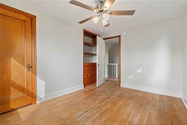 112 Taylor Run Rd, Monongahela, PA 15063 - unfurnished bedroom featuring light wood finished floors and ceiling fan