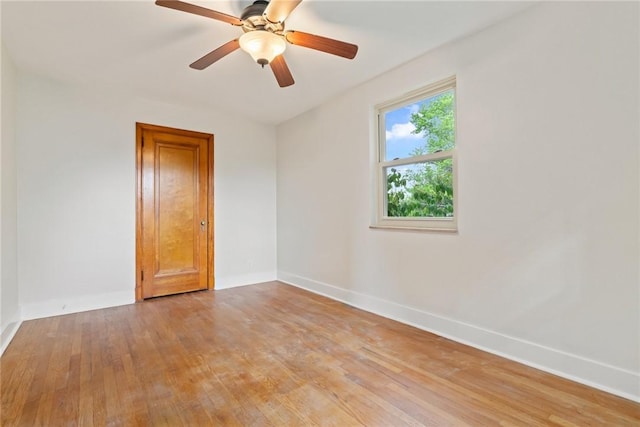 112 Taylor Run Rd, Monongahela, PA 15063 - empty room featuring light wood-style flooring and ceiling fan