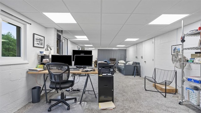 1451 Keystone St, Natrona Hts/Harrison Twp, PA 15065 - office featuring a drop ceiling