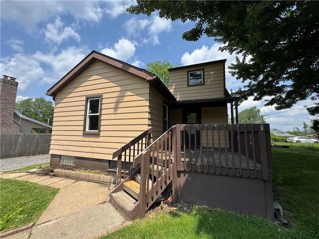3112 Ridge Ave, Hopewell Twp Bea, PA 15001 - view of front facade featuring a deck