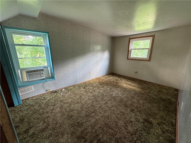 3112 Ridge Ave, Hopewell Twp Bea, PA 15001 - carpeted spare room with cooling unit and vaulted ceiling