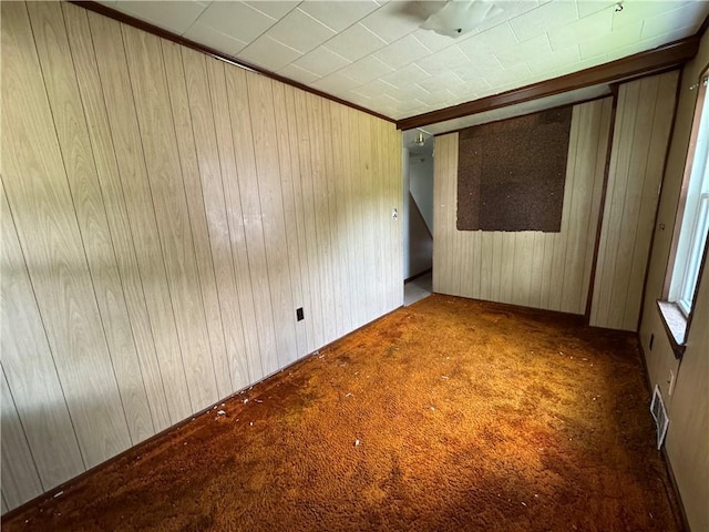 3112 Ridge Ave, Hopewell Twp Bea, PA 15001 - carpeted spare room featuring wooden walls