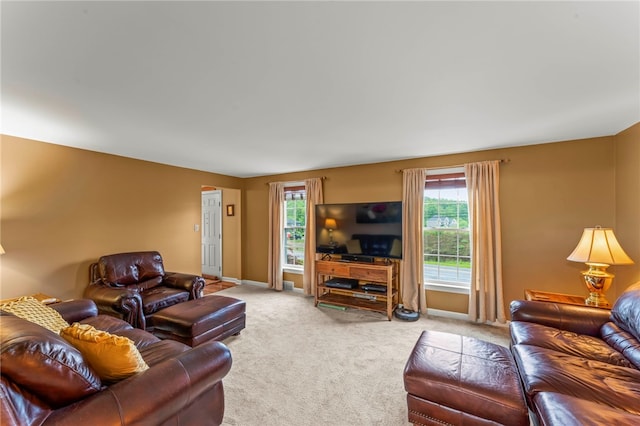 295 Sugar Cp, Peters Twp, PA 15367 - carpeted living room featuring plenty of natural light