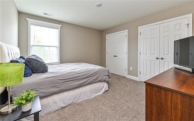 1191 Brook View Ct, Mccandless, PA 15237 - bedroom featuring carpet and two closets