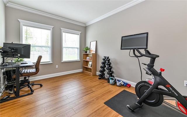 1191 Brook View Ct, Mccandless, PA 15237 - office with crown molding and wood finished floors