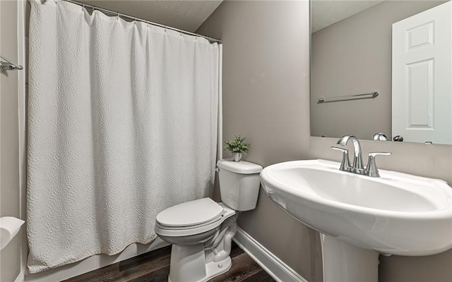 1191 Brook View Ct, Mccandless, PA 15237 - full bath featuring toilet and wood finished floors