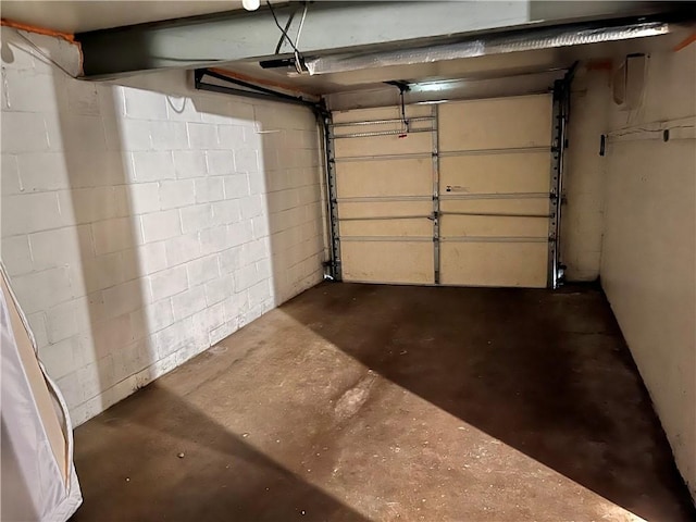 1974 Tara Dr, North Huntingdon, PA 15642 - garage featuring concrete block wall