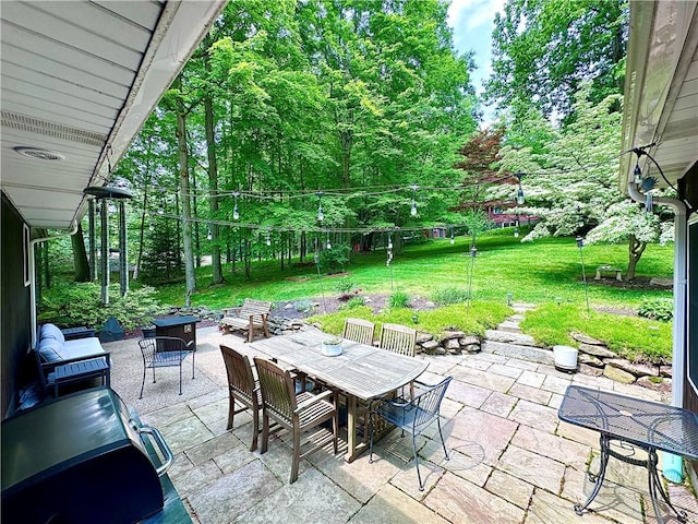 315 Lake Dr, Neshannock Twp, PA 16105 - view of patio / terrace with outdoor dining area