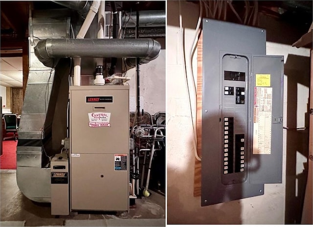 315 Lake Dr, Neshannock Twp, PA 16105 - utility room with electric panel