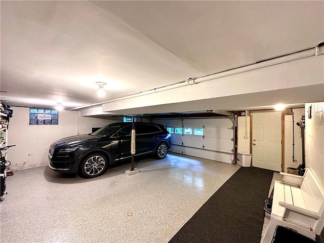 315 Lake Dr, Neshannock Twp, PA 16105 - garage with concrete block wall
