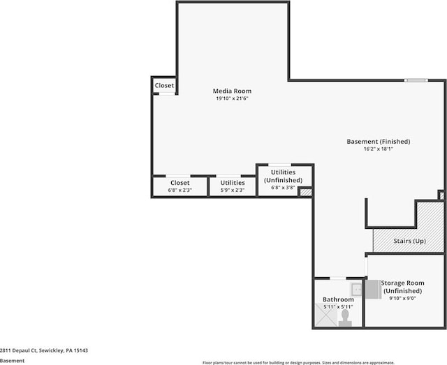 2811 De Paul Ct, Franklin Park, PA 15143 - view of room layout