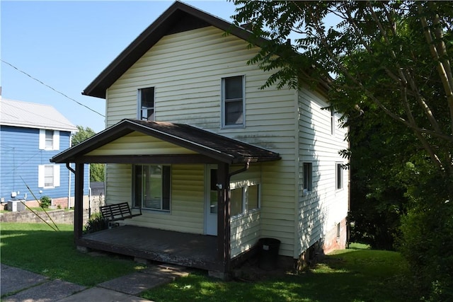 1354 Water St, Indiana Boro Ind, PA 15701 - view of front of home with covered porch and a front lawn