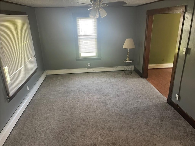 1354 Water St, Indiana Boro Ind, PA 15701 - empty room featuring carpet flooring and a ceiling fan