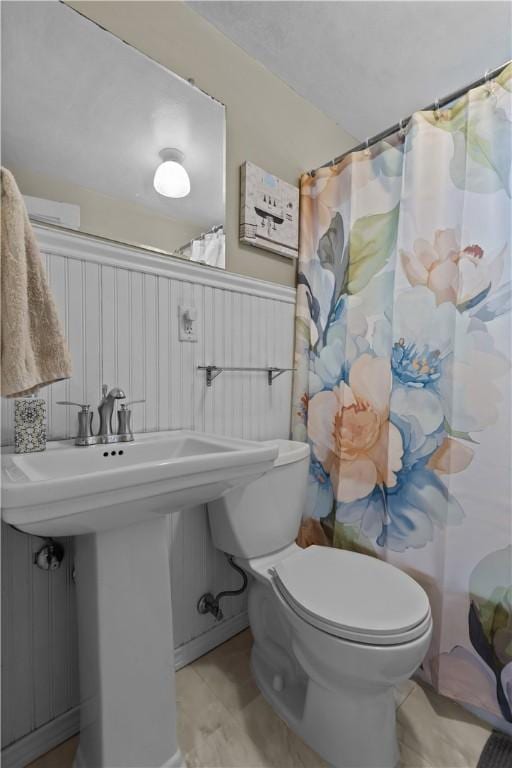 237 Creston, West Mifflin, PA 15122 - full bathroom featuring a shower with curtain and tile patterned floors