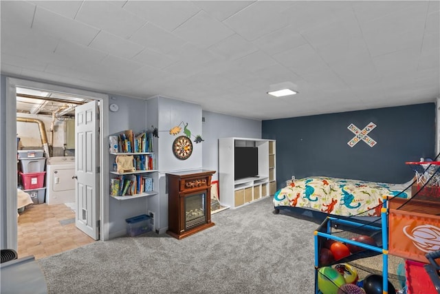 237 Creston, West Mifflin, PA 15122 - carpeted bedroom with washer / dryer