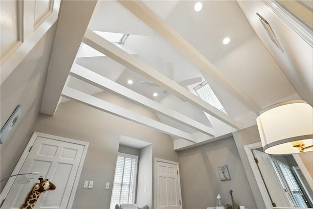 5727 Kentucky Ave, Shadyside, PA 15232 - detailed view of recessed lighting and beam ceiling