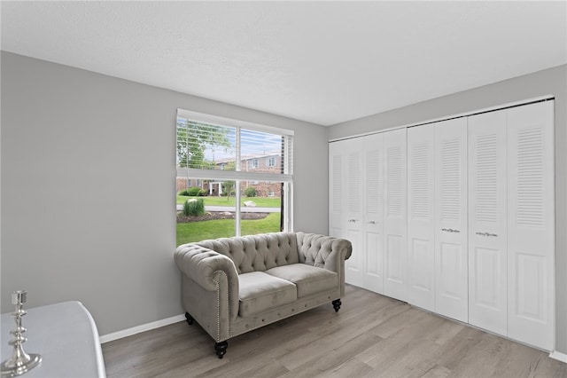 6013 Patrick Henry, Hopewell Twp Bea, PA 15001 - sitting room with light wood-type flooring and baseboards