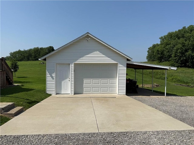 341 Deer Creek Rd, Clinton Twp, PA 16056 - garage with a garage and driveway