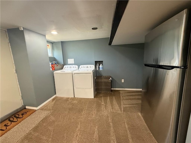 341 Deer Creek Rd, Clinton Twp, PA 16056 - washroom with carpet floors and washing machine and dryer