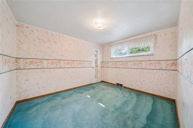 11 Frick Ave, Irwin, PA 15642 - carpeted empty room featuring wallpapered walls